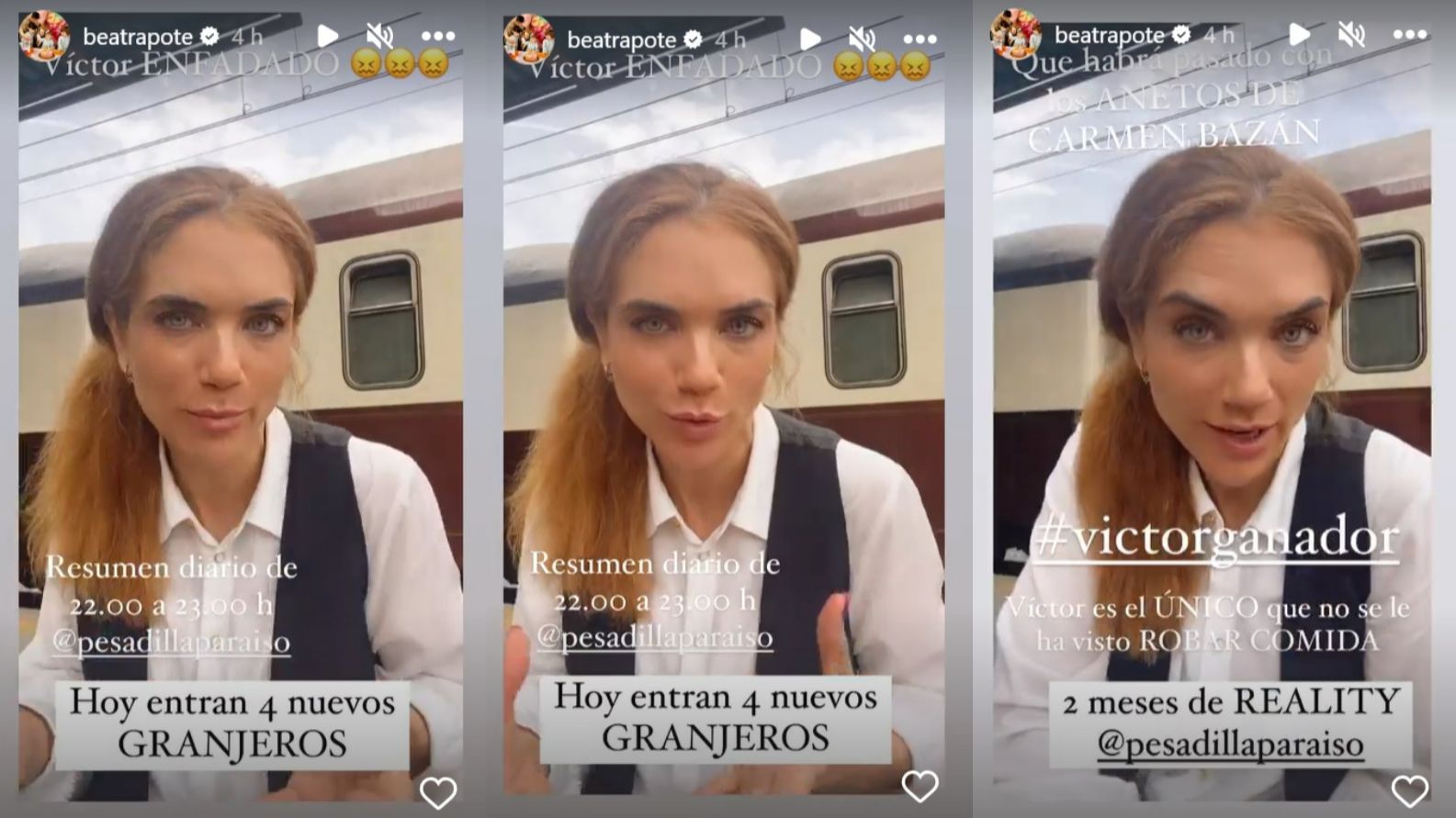 Beatriz Trapote defiende a Víctor Janeiro