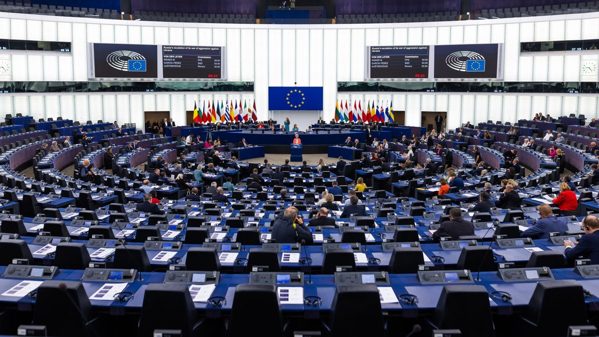 EuropaPress 4726136 05 october 2022 france strasbourg general view of plenary session in the EuropaPress 4726136 05 october 2022 france strasbourg general view of plenary session in the