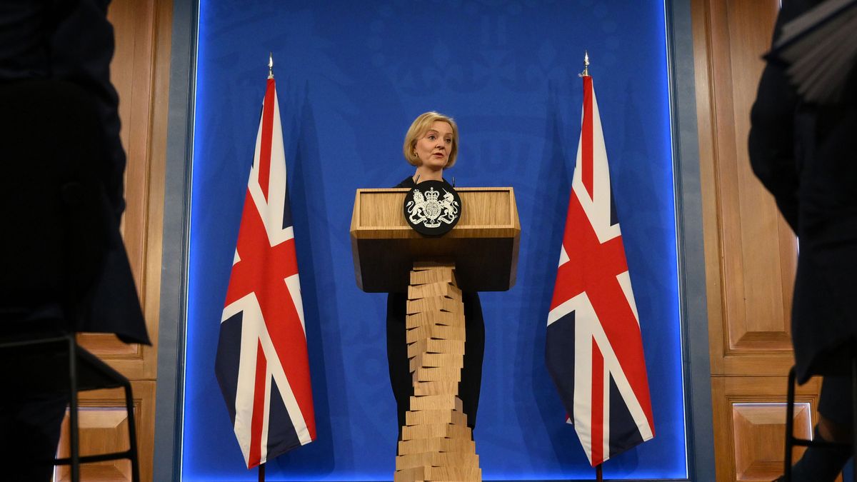 EuropaPress 4746804 13 october 2022 united kingdom london ukprime minister liz truss speaks EuropaPress 4746804 13 october 2022 united kingdom london ukprime minister liz truss speaks