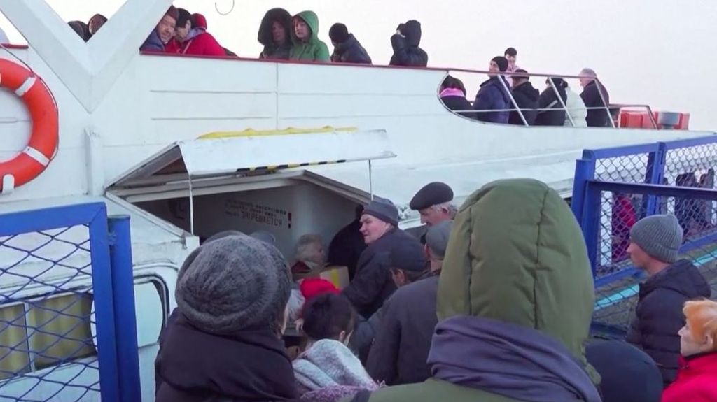 Comienza la evacuación de miles de personas de Jersón ante la llegada de las tropas ucranianas