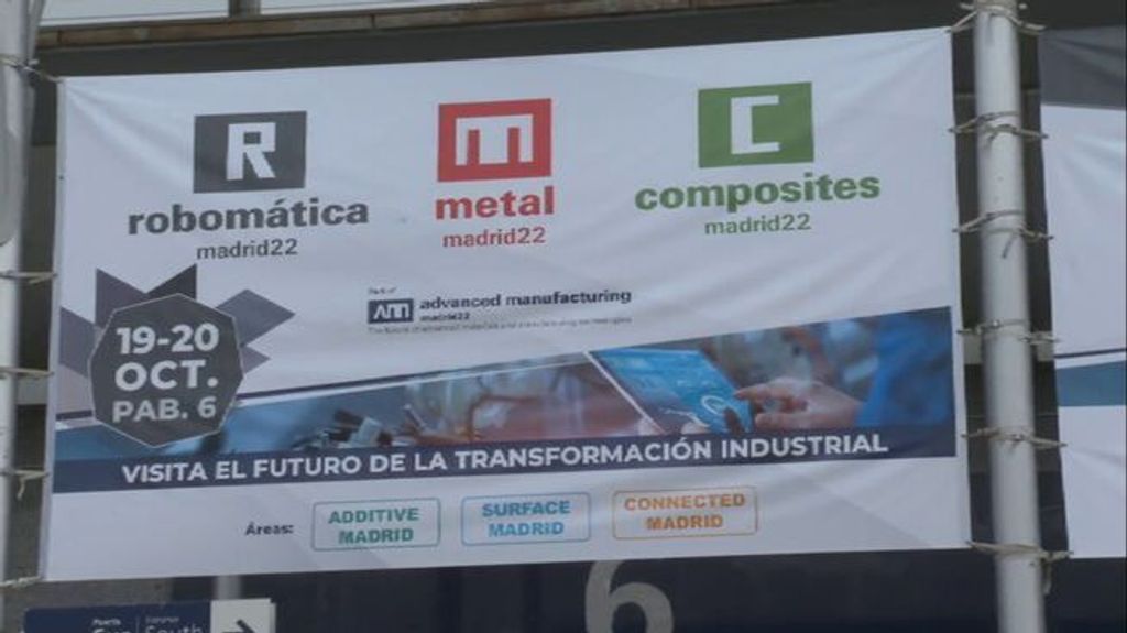 Miles de visitantes abren la edición más innovadora y disruptiva de MetalMadrid, Composites y Robomática Madrid