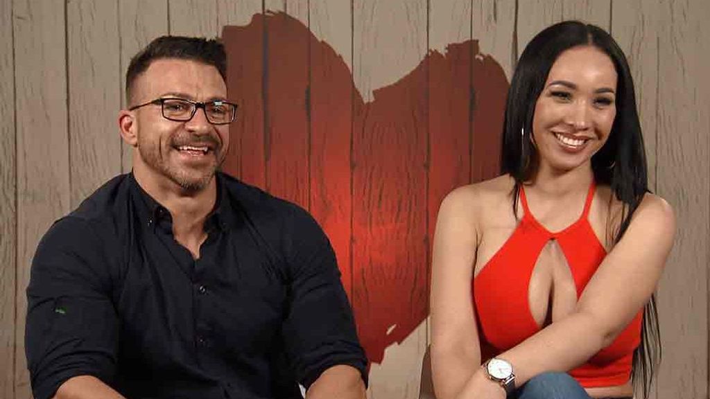 Raúl y Raysa durante su cita en 'First Dates'