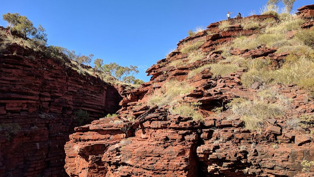 El desfiladero de Joffre en el Parque Nacional Karijini en Australia Occidental, donde Lantink y su equipo encontraron evidencia de la presencia de ciclos de Milankovitch