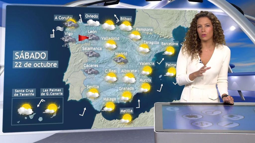 Fin de semana lluvioso por delante por una profunda borrasca: el tiempo previsto en España