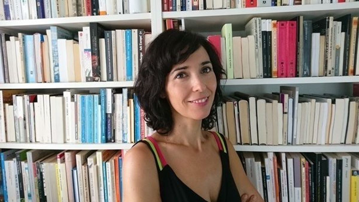 La escritora Edurne Portela, premiada por 'Los ojos cerrados'. La escritora Edurne Portela, premiada por 'Los ojos cerrados'.