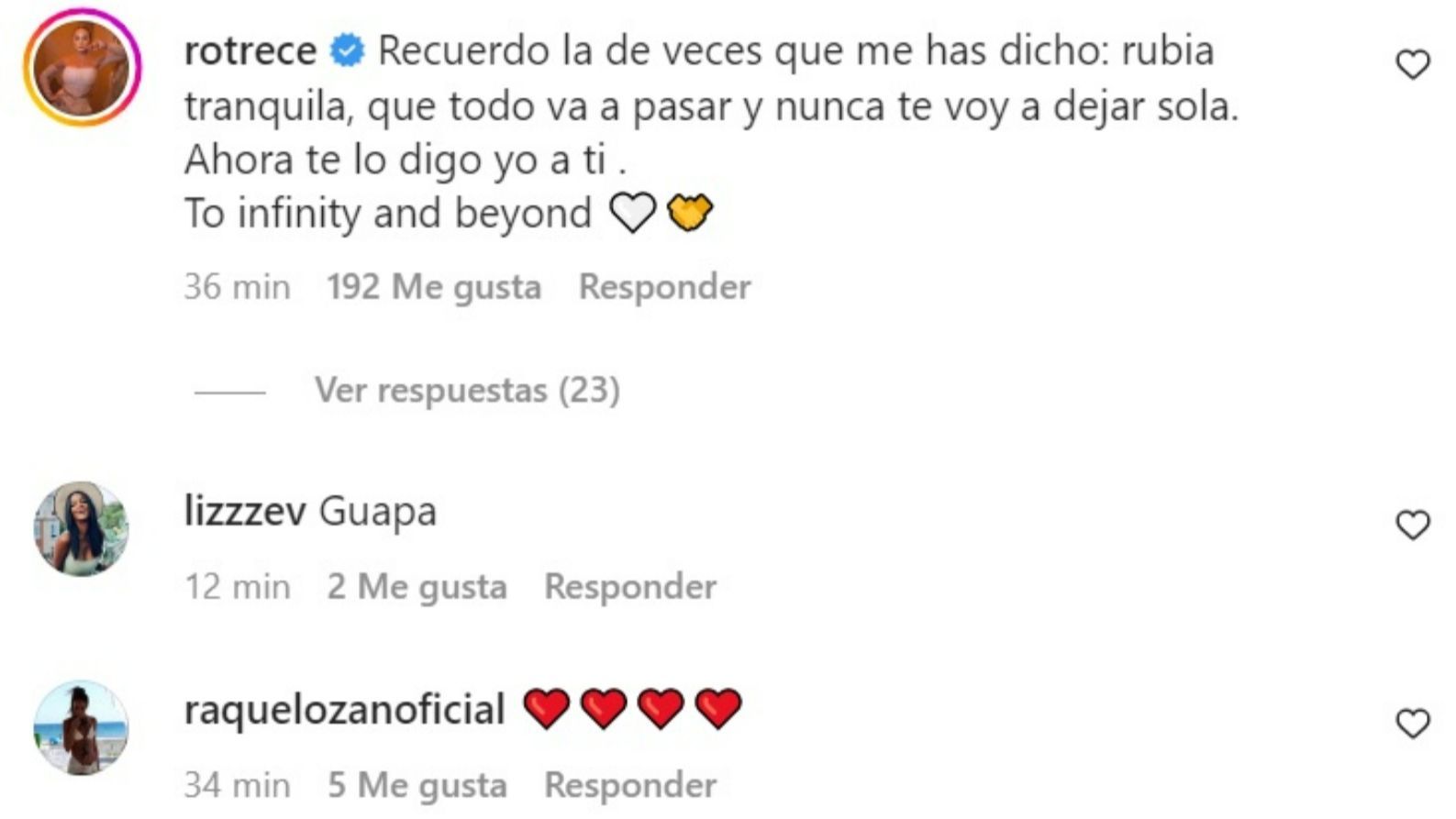 Rocío Flores y otros famosos apoyan públicamente a Gloria Camila