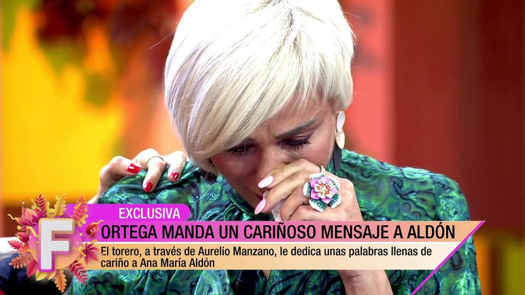 Las lágrimas de Ana María Aldón al hablar de su divorcio