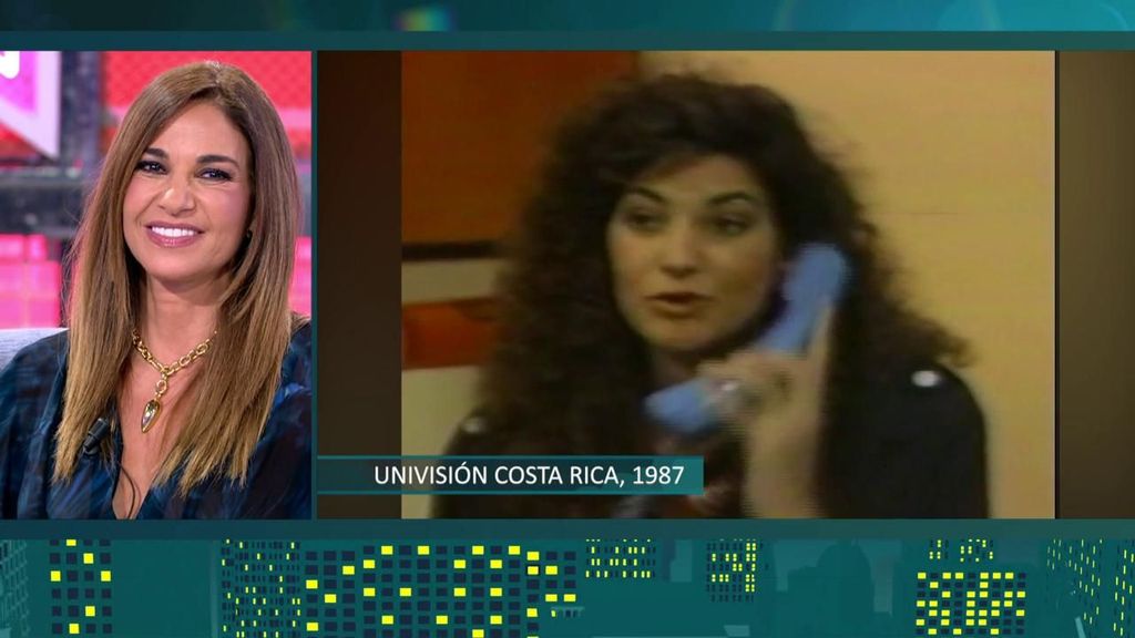 Las imágenes de Mariló Montero con 19 años en la televisión de Costa Rica