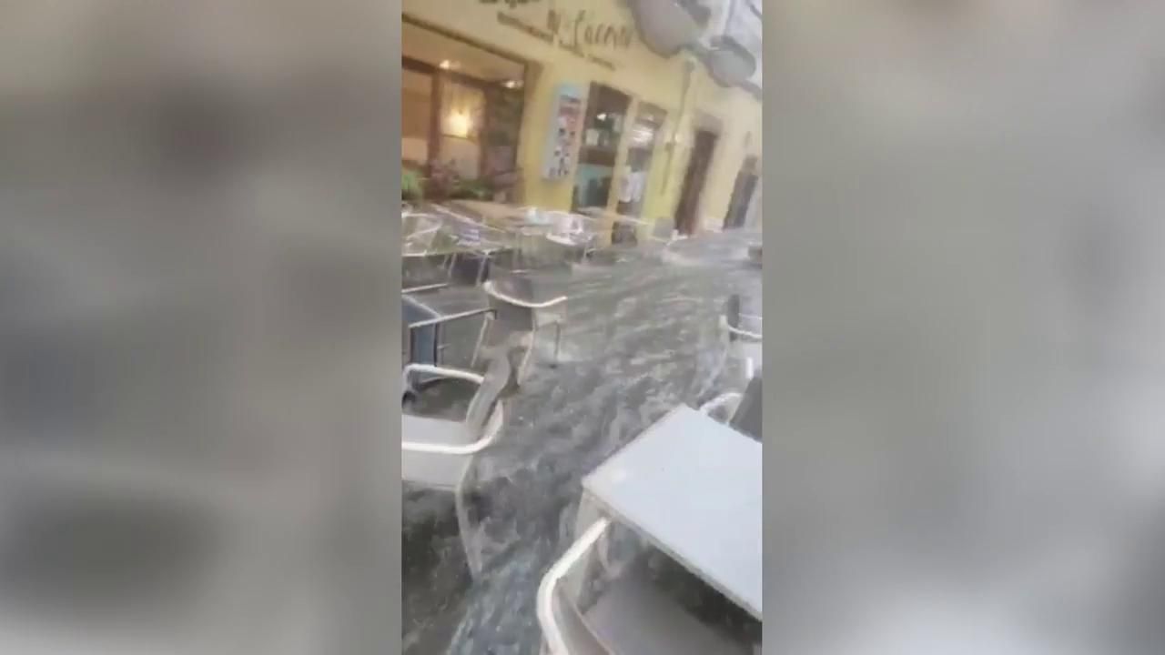 El rastro de la tormenta Béatrice a su paso por España