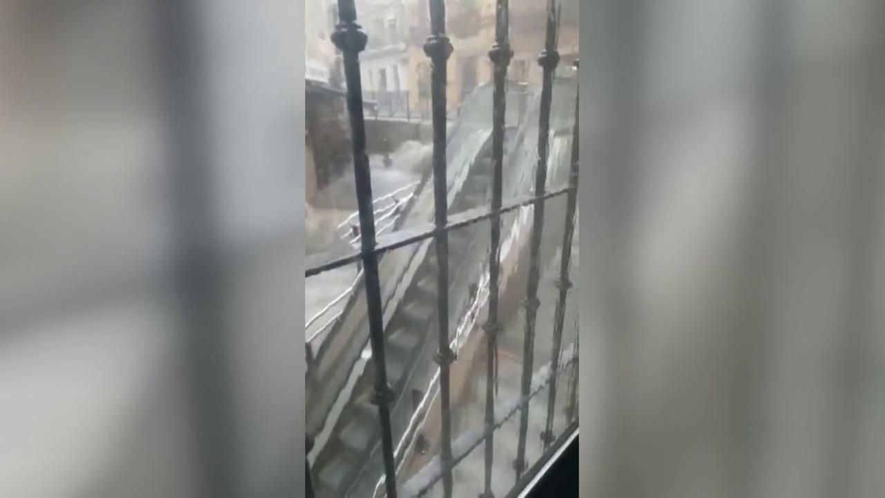 El rastro de la tormenta Béatrice a su paso por España