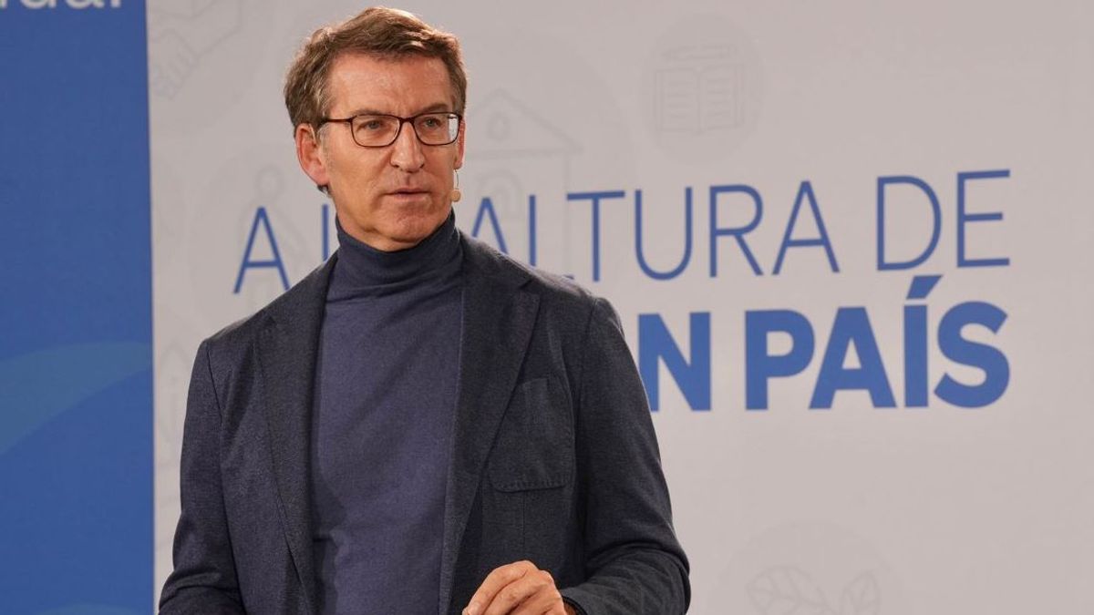 El presidente del PP, Alberto Núñez Feijóo El presidente del PP, Alberto Núñez Feijóo