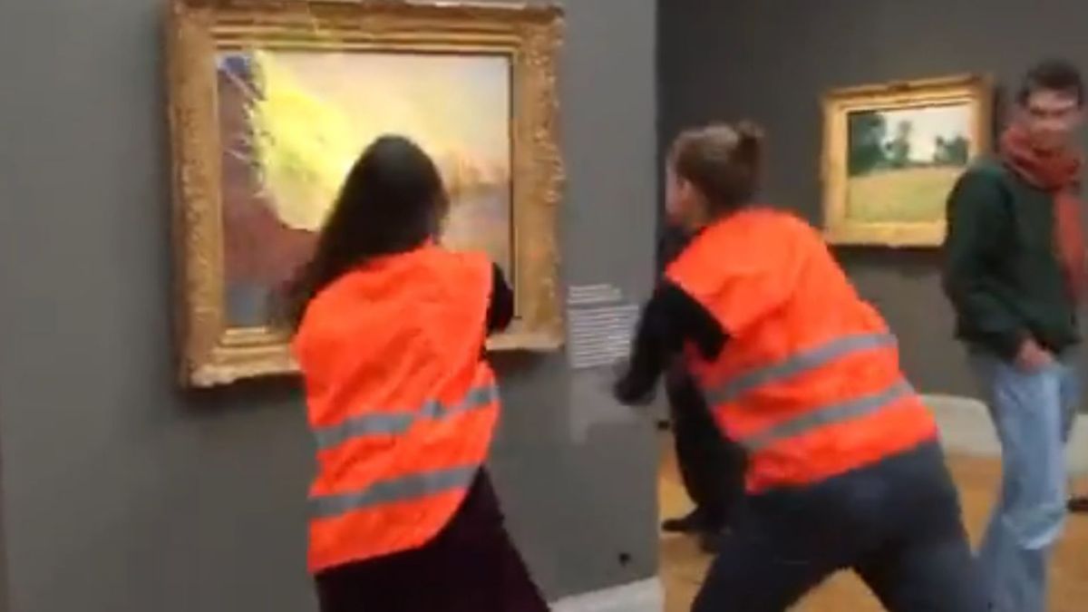 ¿Quiénes son y qué piden los activistas de 'Última Generación' que atacaron un cuadro de Monet?