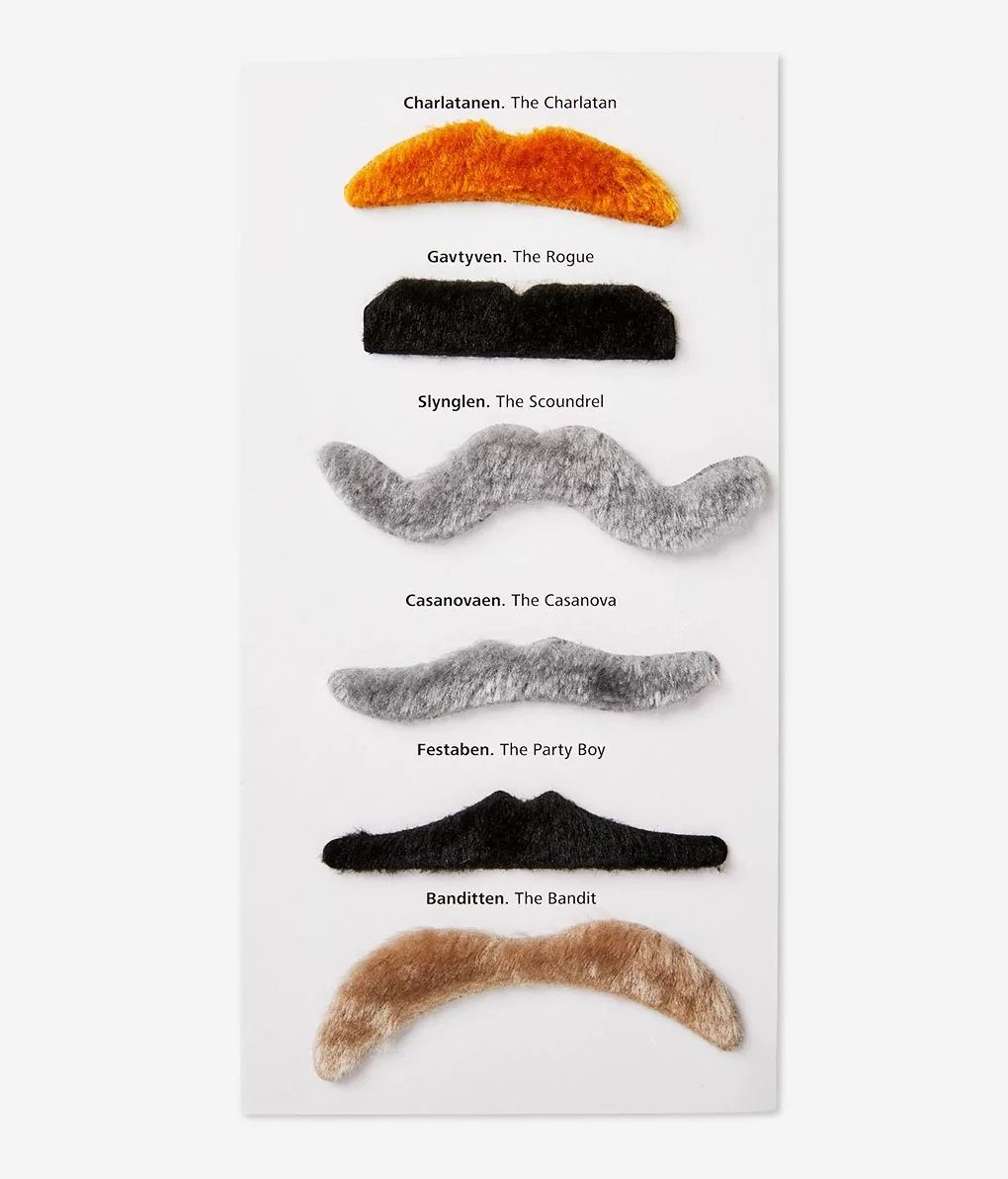 Set de 6 bigotes de Flying Tiger