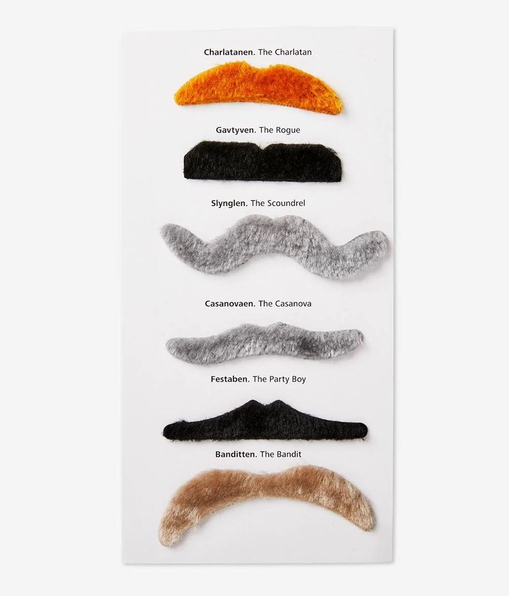 Set de 6 bigotes de Flying Tiger