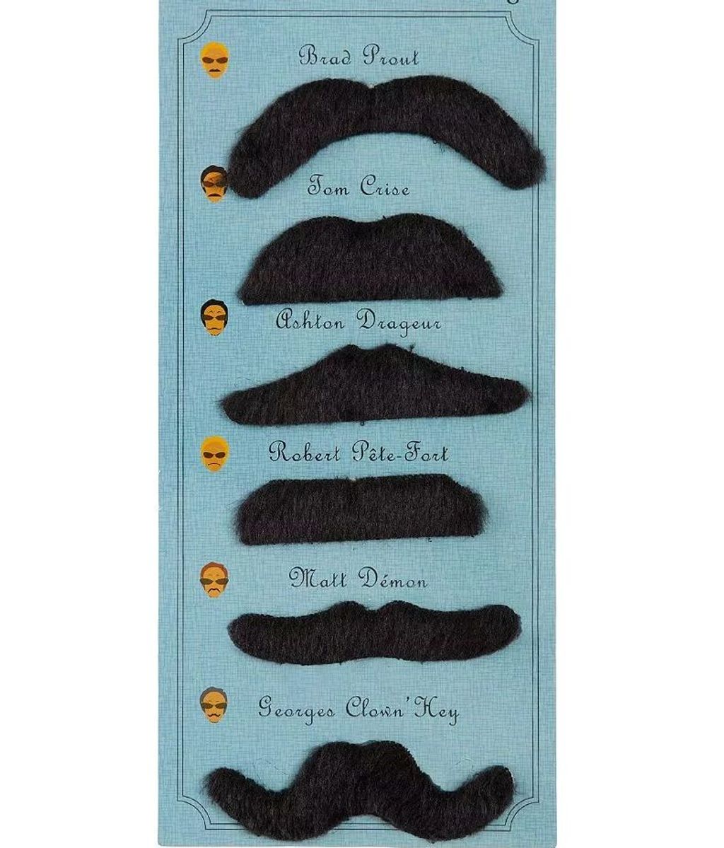 Set de 6 bigotes de Kiabi