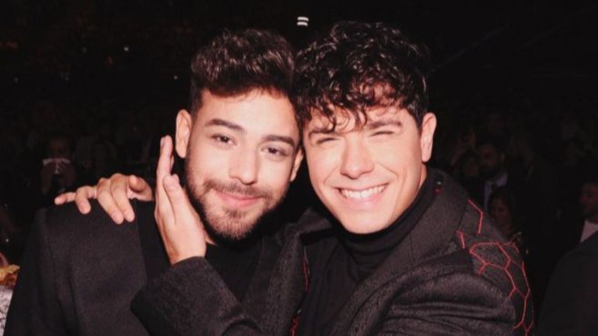 Agoney y Alfred García en Benidorm Fest 2023 Agoney y Alfred García en Benidorm Fest 2023