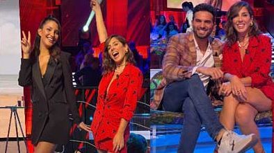 Anabel, con sus compañeros.