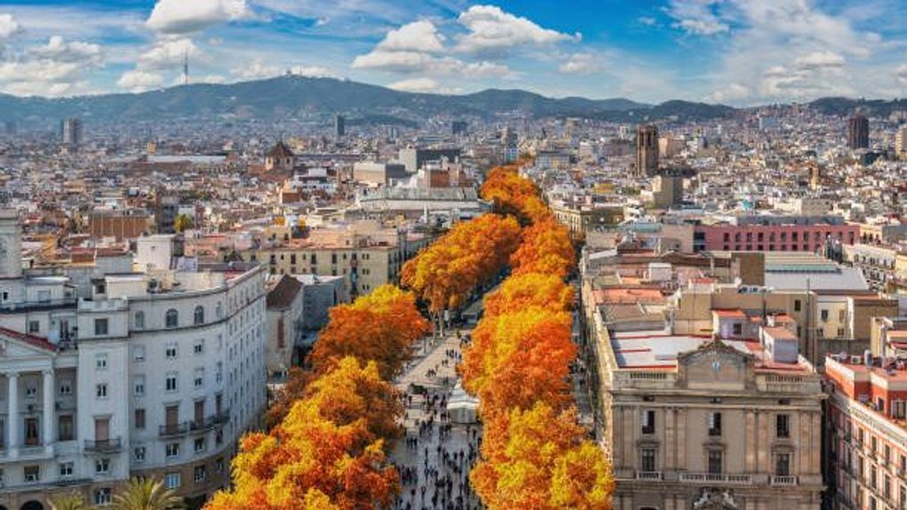 Barcelona en otoño.