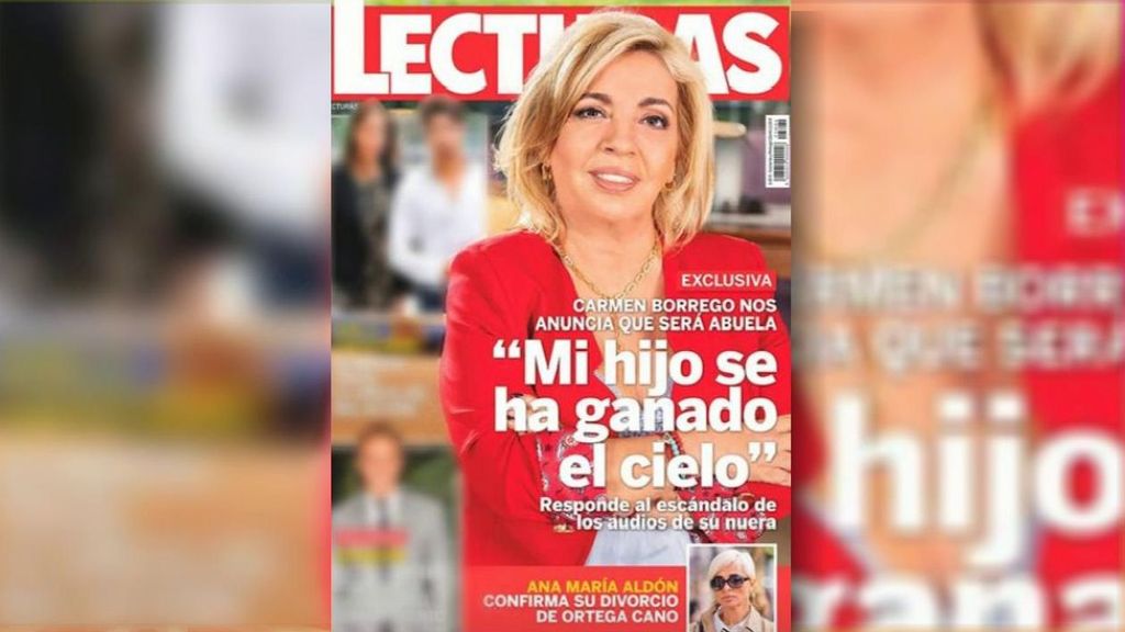 Carmen Borrego va a ser abuela: lo anuncia en una exclusiva en 'Lecturas'