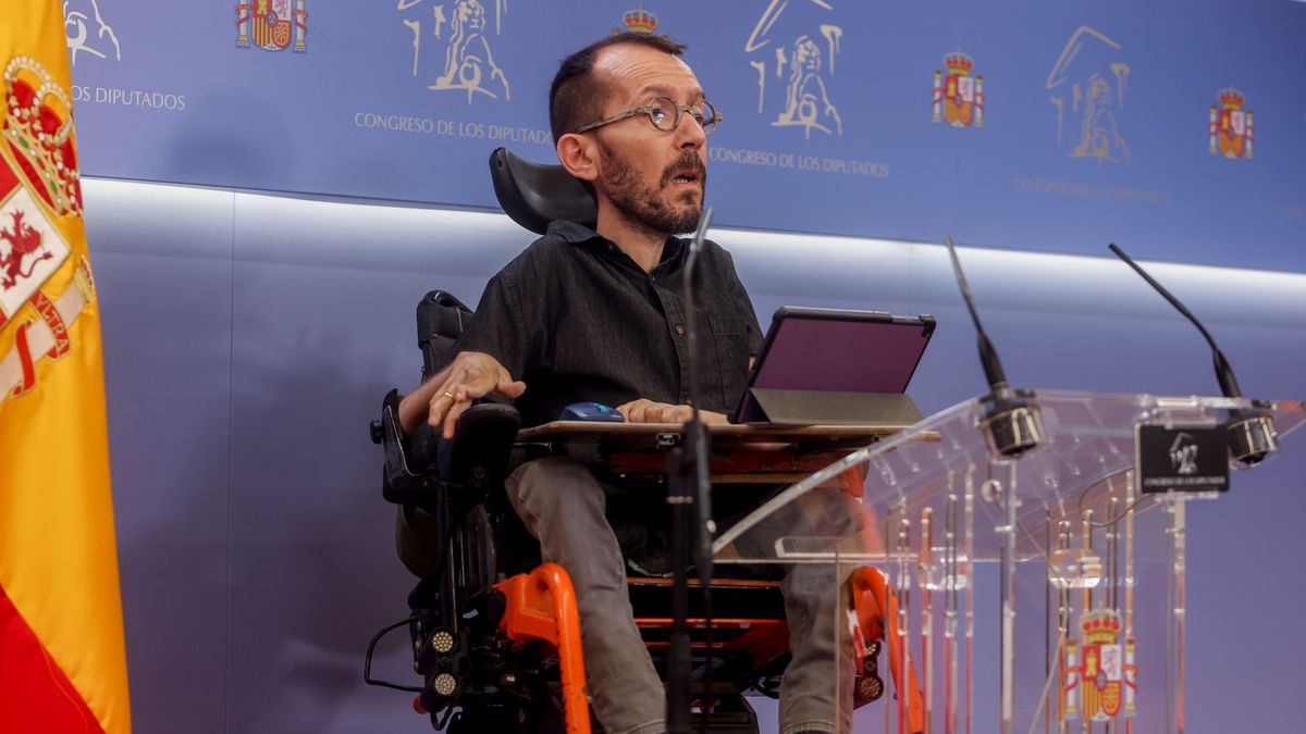 El portavoz de Podemos en el Congreso, Pablo Echenique