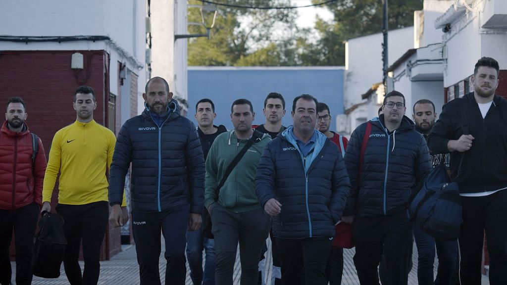 Los jugadores del Maribáñez