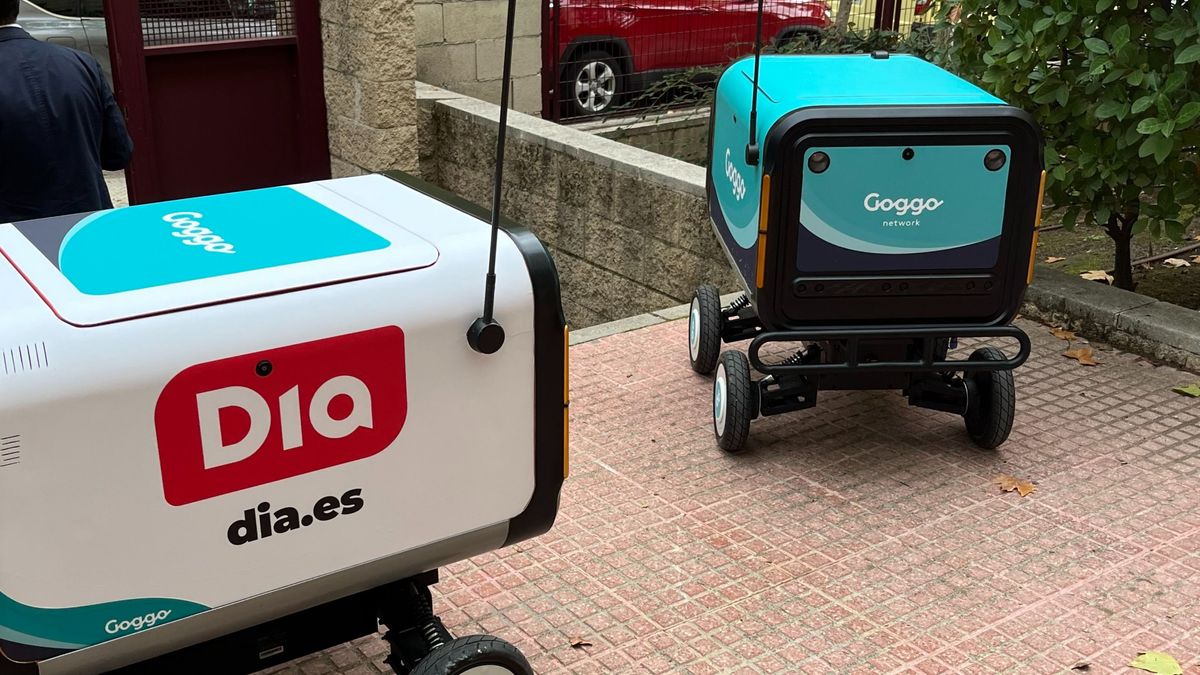 Los robots autónomos de Goggo Network ya reparten en Madrid pedidos a domicilio de Dia y Telepizza