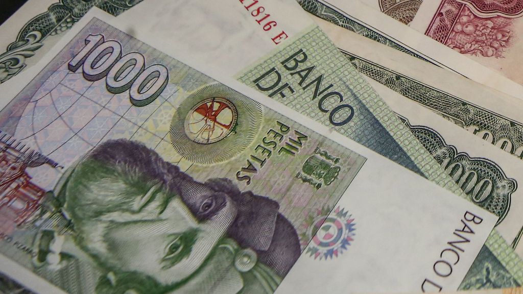 Un billete de mil pesetas