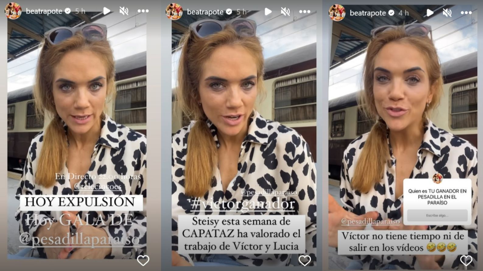 Beatriz Trapote comenta 'Pesadilla en El Paraíso'