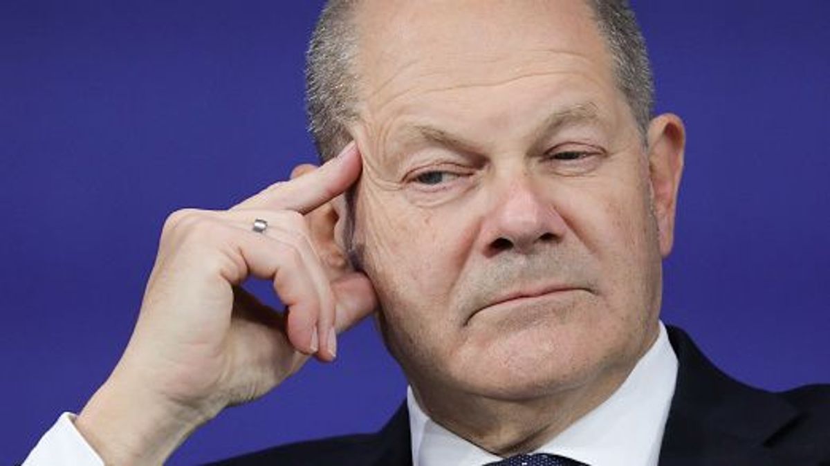El canciller alemán Scholz El canciller alemán Scholz