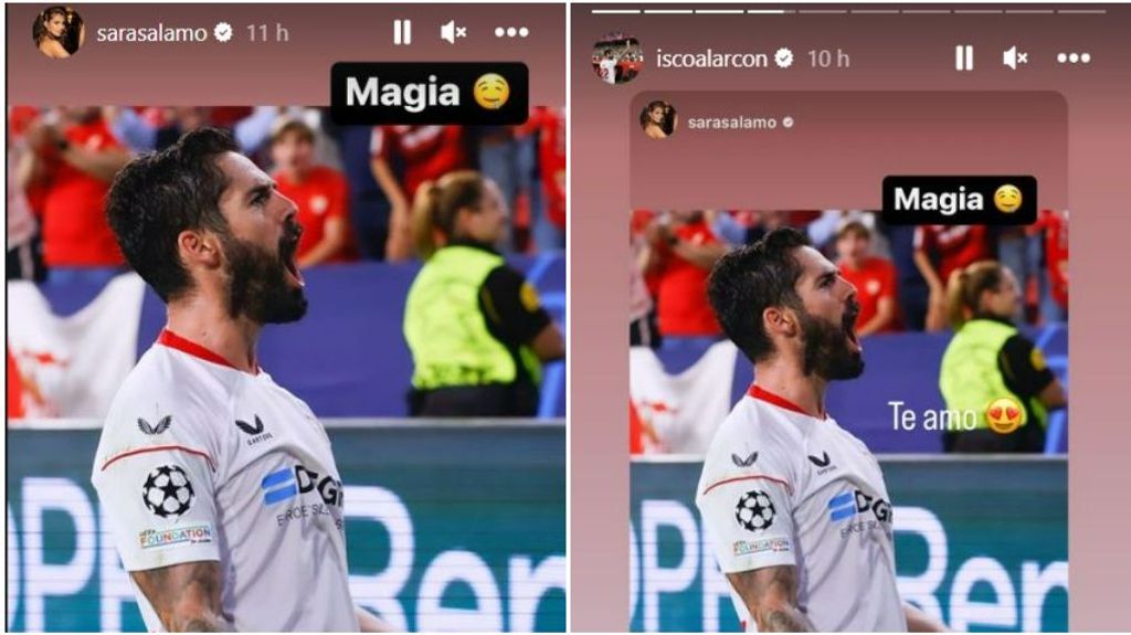 Isco y Sara Sálamo derrochan amor
