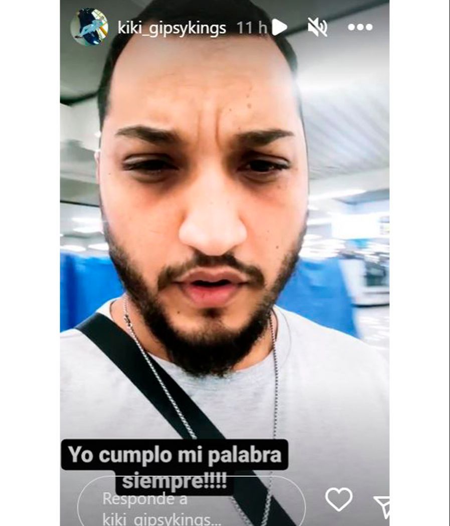 Kiki Fernández ha mostrado las primeras imágenes de su madre ya en territorio español