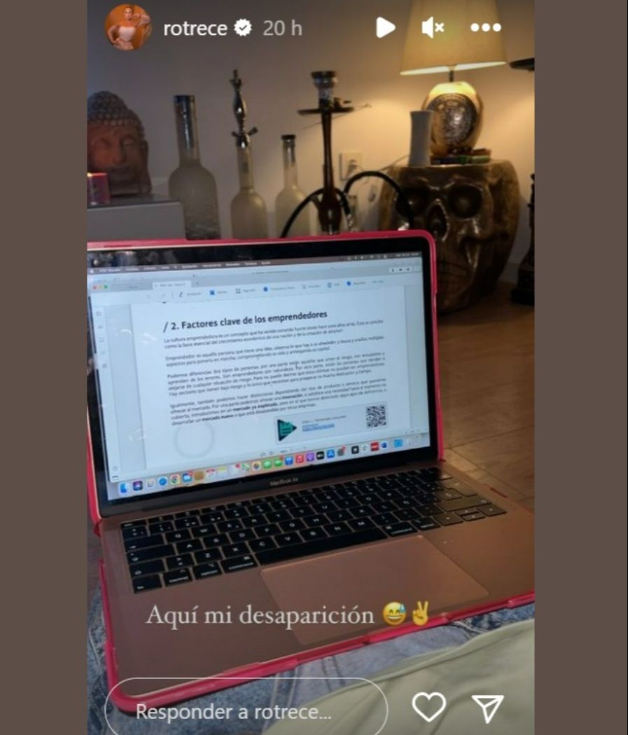 Rocío Flores aclara la razón de su desconexión de las redes sociales