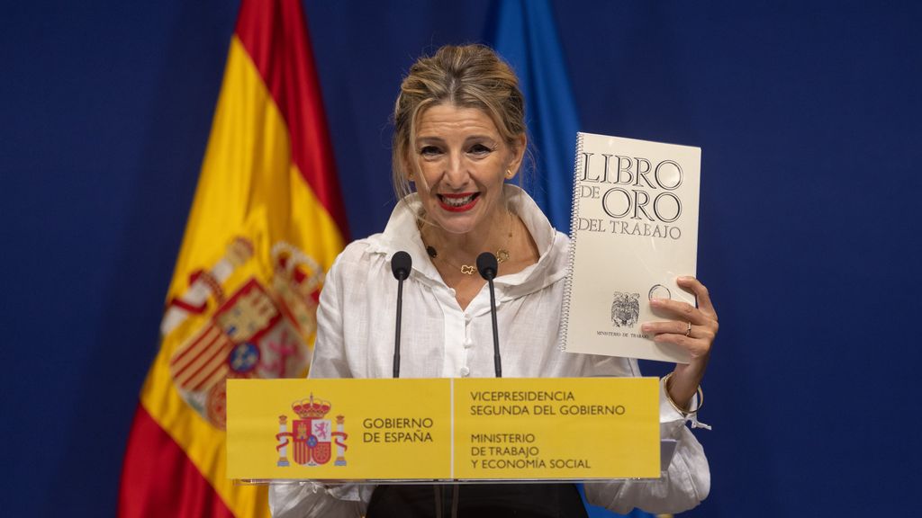 Las lágrimas de la vicepresidenta Yolanda Díaz al pedir disculpas a las víctimas del franquismo