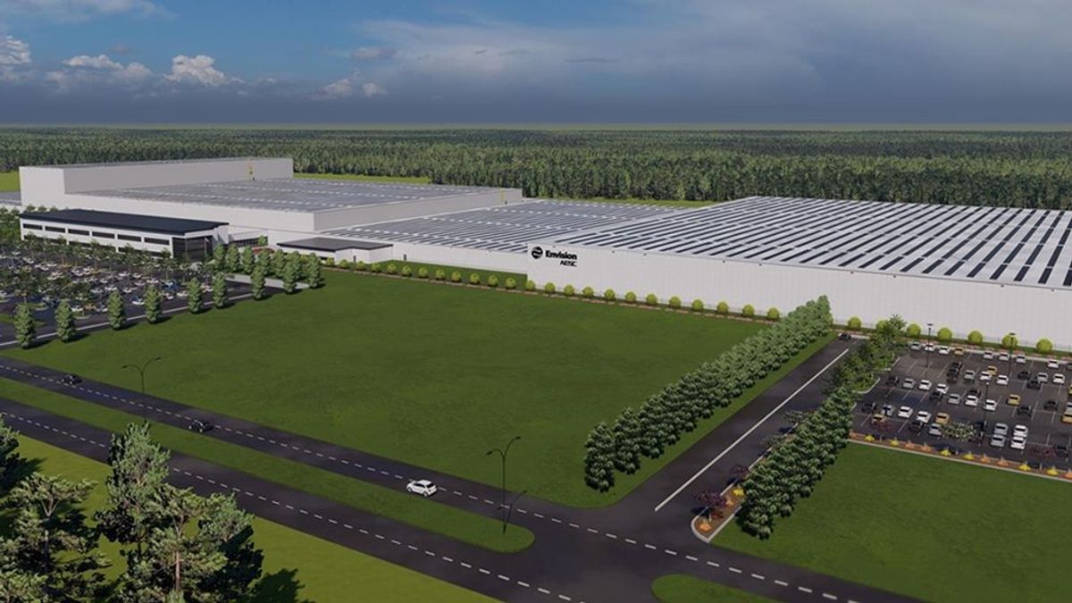 DISEÑO DE LA POSIBLE FÁBRICA DE BATERÍAS DE ENVISION DISEÑO DE LA POSIBLE FÁBRICA DE BATERÍAS DE ENVISION
