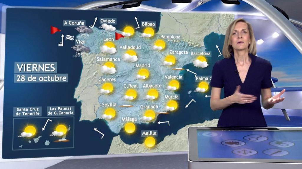 El viernes seguirá el calor en España, esta vez con lluvias fuertes y viento