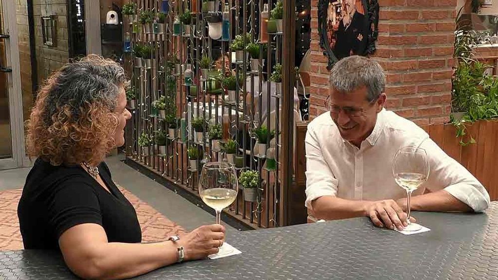 Josele y Mari Carmen durante su cita en 'First Dates'