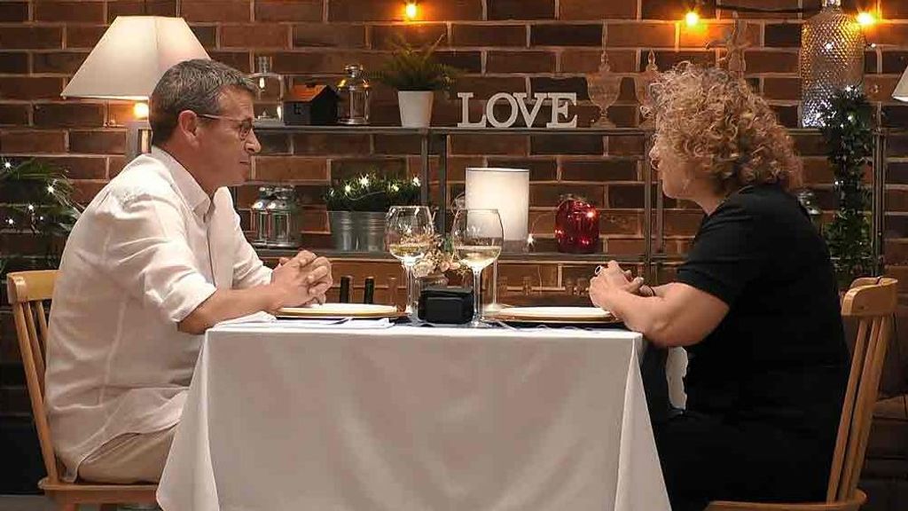 Josele y Mari Carmen durante su cita en 'First Dates'