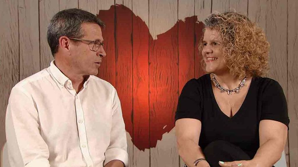 Josele y Mari Carmen durante su cita en 'First Dates'