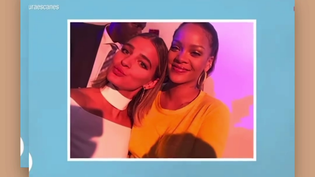 Laura Escanes tuvo la suerte de conocer a Rihanna en un evento
