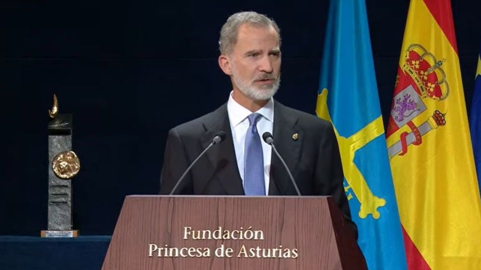 El Rey Felipe VI, en los Premios Princesa de Asturias 2022: "La guerra de Ucrania es un gran fracaso para la humanidad"