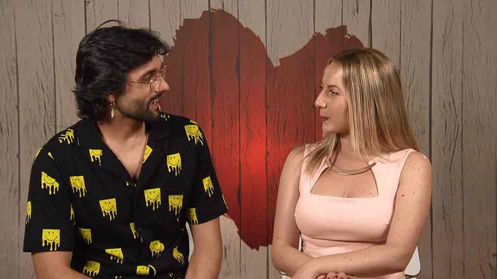 Jorge y Vanesa durante su cita en 'First Dates'