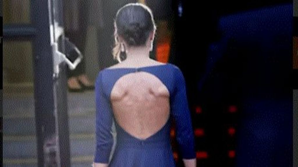La espalda de la reina Letizia causa furor