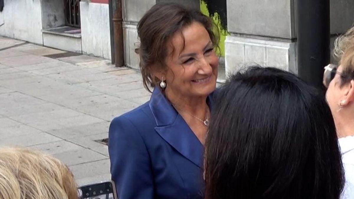 La llegada de Paloma Rocasolano a los Premios Princesa de Asturias 2022