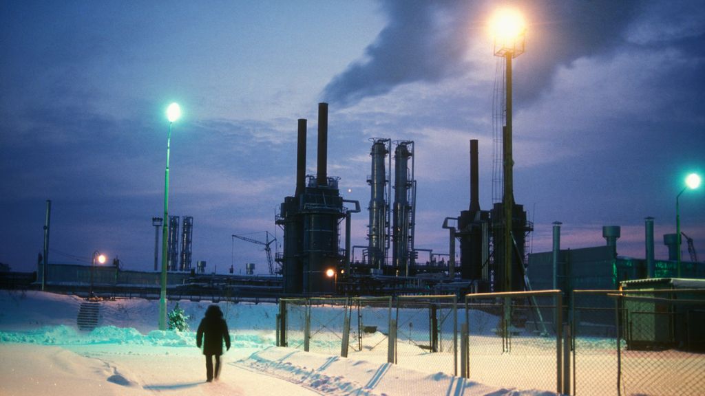 Planta de gas natural en Siberia