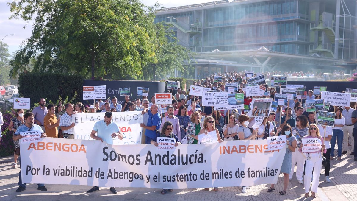 Trabajadores protestan en Palmas Altas