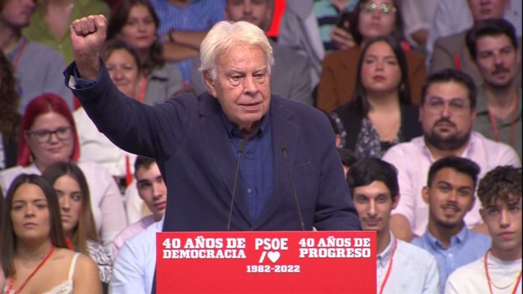 El PSOE revive la victoria de Felipe González en 1982 con importantes ausencias