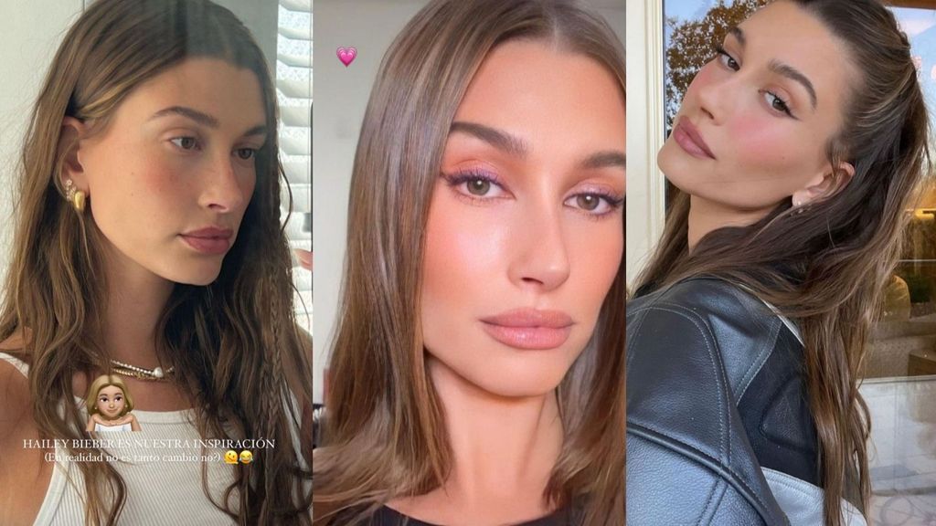 La modelo Hailey Bieber ha sido la inspiración de María Pombo a la hora de cambiar de look