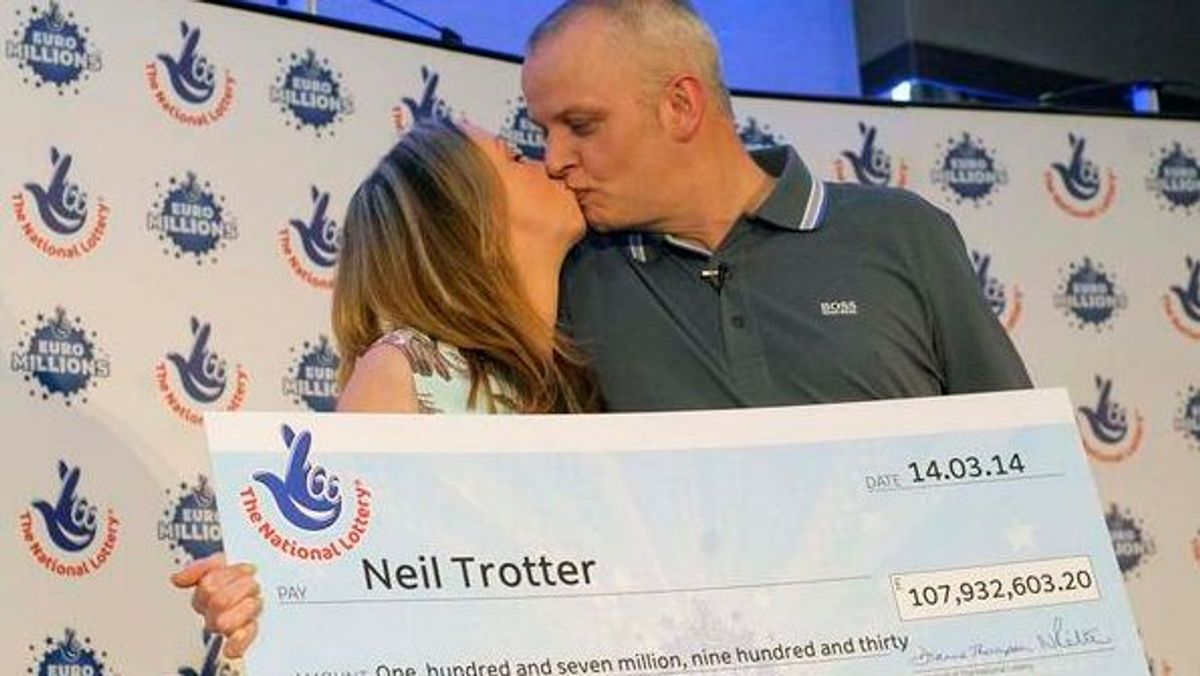 Neil Trotter el ganador del Euromillón