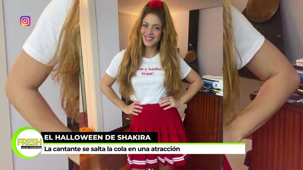 Shakira se cuela con sus hijos en una atracción de Halloween: la nueva polémica de la cantante