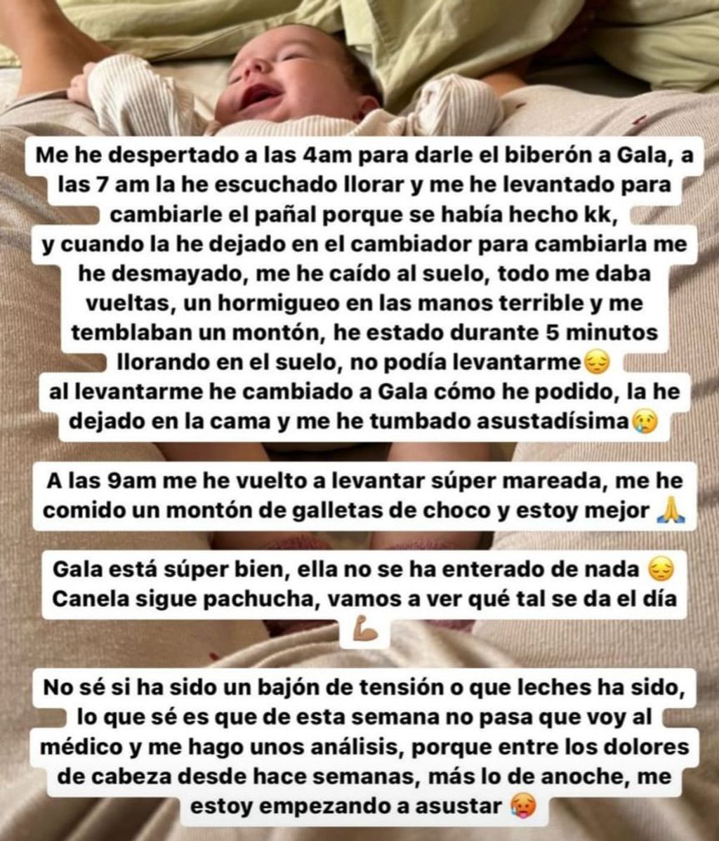 Violeta se desmaya